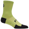Bas de Vélo 6 Pouces Flexair Merino Lime de gauche