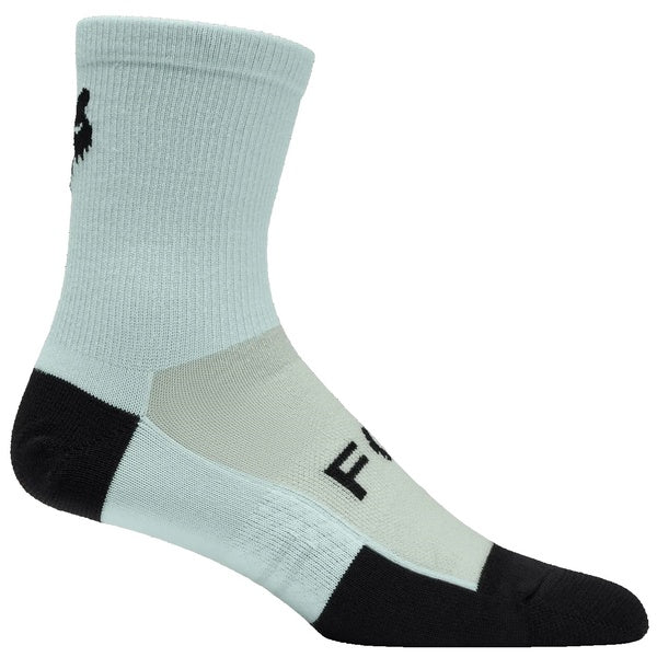 Bas de Vélo 6 Pouces Flexair Merino Bleu Clair de gauche