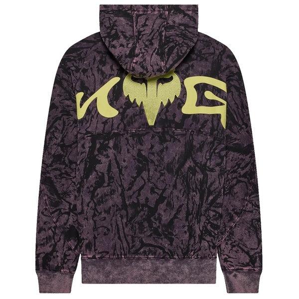 Coton Ouaté Image Print Mauve/Jaune de dos