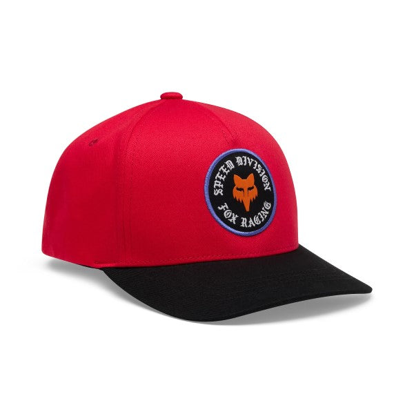 Casquette Badge Snapback Junior/Fox/rouge, de face