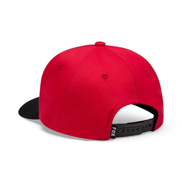 Casquette Badge Snapback Junior/Fox/rouge, de dos