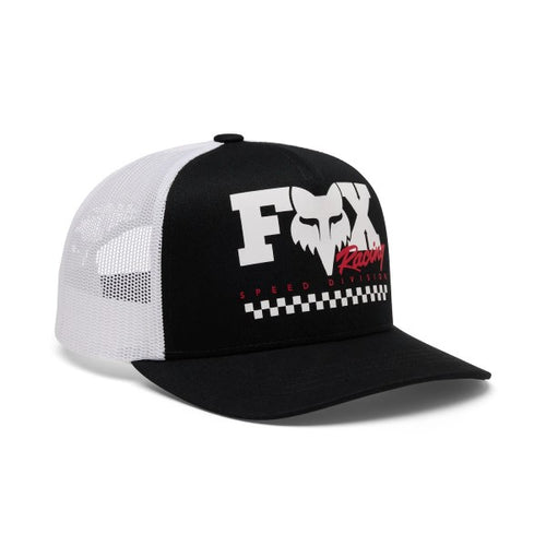 Casquette Checker Mesh Trucker Junior/fox/noir, de face