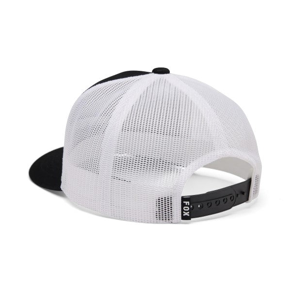 Casquette Checker Mesh Trucker Junior/fox/noir, de dos