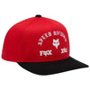 Casquette Icon Snapback Fox Junior Rouge de face