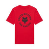 T-shirt Badge Junior Fox/rouge, de face