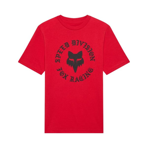 T-shirt Badge Junior Fox/rouge, de face