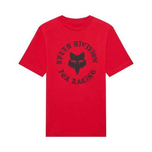 T-shirt Badge Junior Fox/rouge, de face