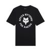 T-shirt Badge Junior Fox/noir, de face