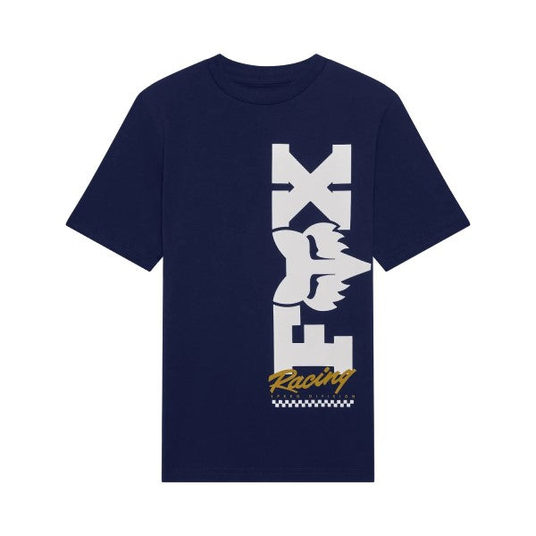 T-shirt Checker Junior/Fox/bleu, de face