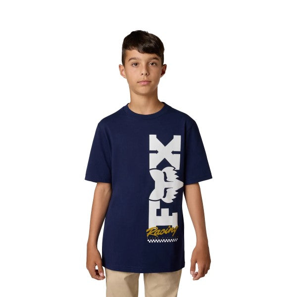 T-shirt Checker Junior/Fox/bleu, de face