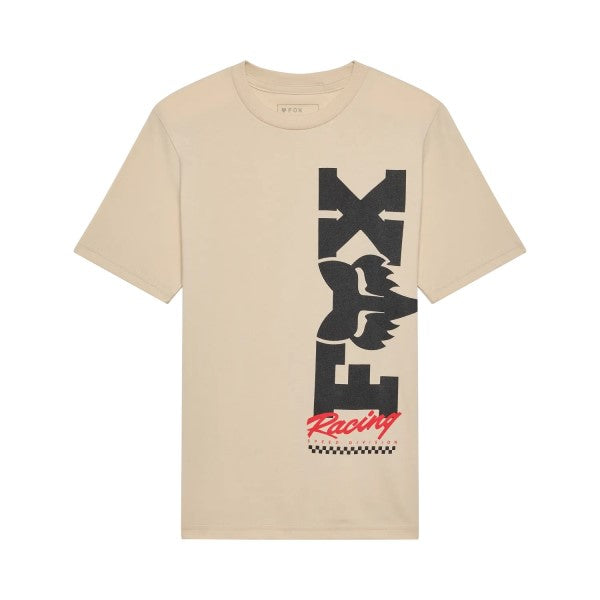 T-shirt Checker Junior/Fox/beige, de face