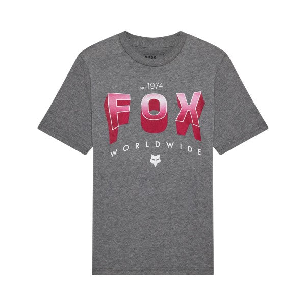 T-shirt Block Junior/Fox/gris foncé, de face