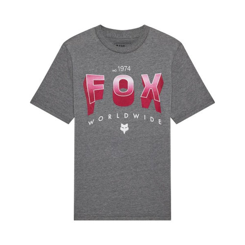 T-shirt Block Junior/Fox/gris foncé, de face