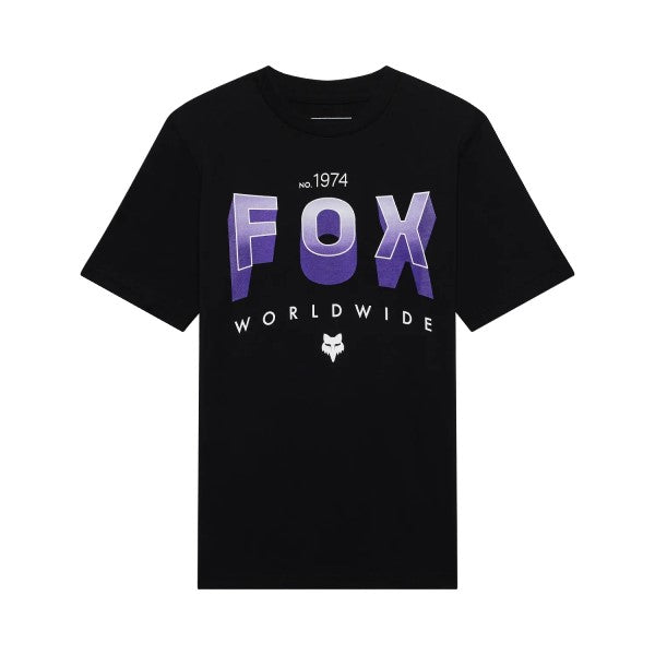 T-shirt Block Junior/Fox/noir, de face