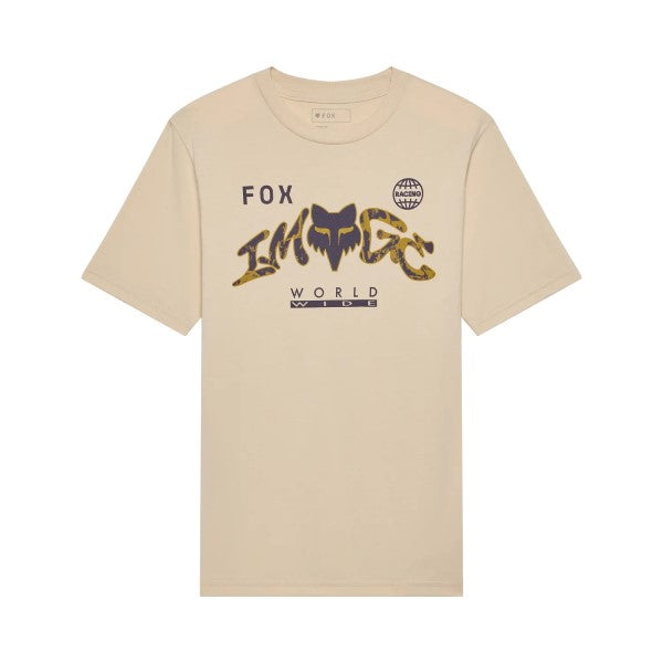 T-shirt Image Print Junior/Fox/beige, de face