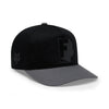Casquette Fox Shadow Snapback/Fox/Noir, de face
