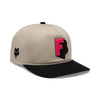 Casquette Fox Shadow Snapback/Fox/gris noir, de face