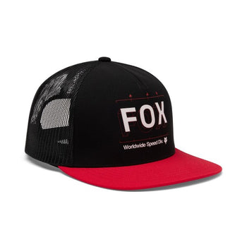 Casquette Image Print Snapback Trucker/Fox/noir, de face