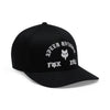 Casquette Icon Flexfit/Fox/noir, de face