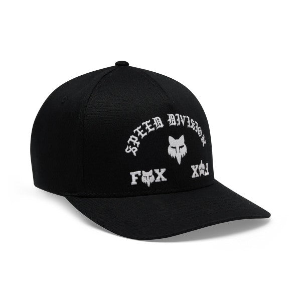 Casquette Icon Flexfit/Fox/noir, de face