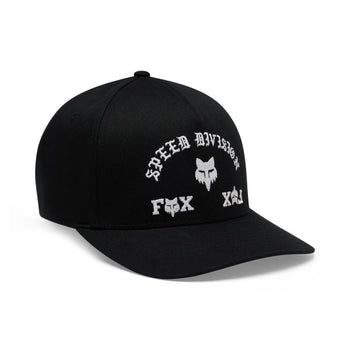 Casquette Icon Flexfit/Fox/noir, de face