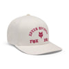Casquette Icon Flexfit/Fox/blanc, de face