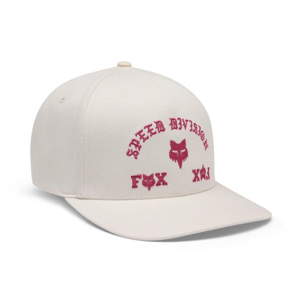 Casquette Icon Flexfit/Fox/blanc, de face