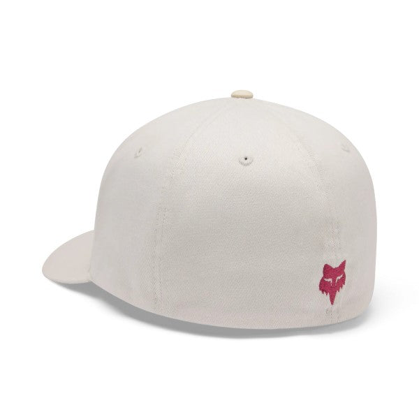 Casquette Icon Flexfit/Fox/blanc, de dos