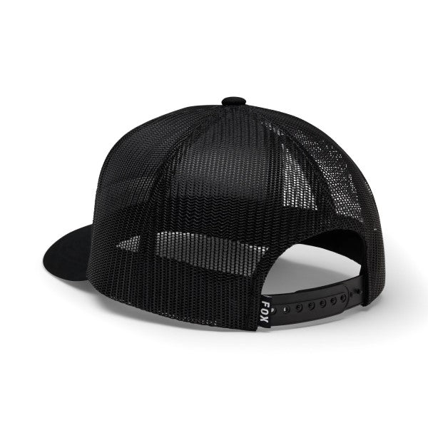 Casquette Block Mesh Trucker/Fox/noir, de dos