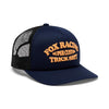 Casquette Trick Mesh Trucker/Fox/bleu foncé, de face
