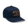 Casquette Supply Flexfit/Fox/bleu foncé, de face