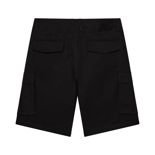 Short Fox Cargo Ripstop/Fox/noir, de dos