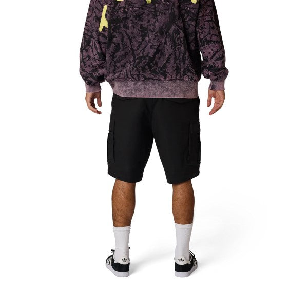 Short Fox Cargo Ripstop/Fox/noir, de dos