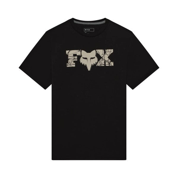 T-shirt Diffuse Dri-Release/fox/noir; de face