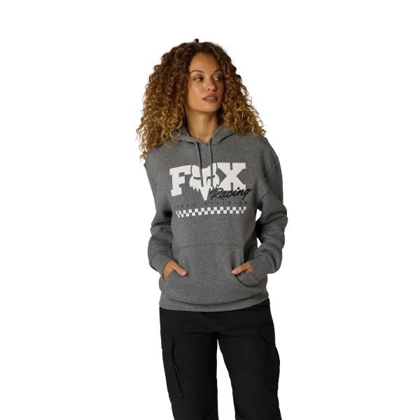 Coton Ouaté Checker Femme/Fox/gris, de face