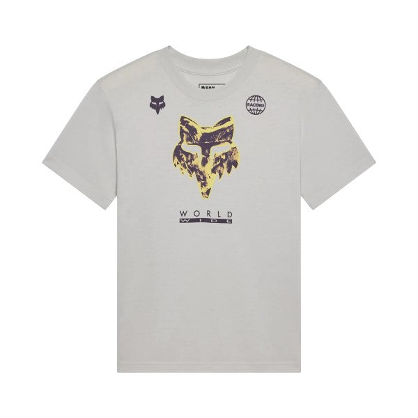 T-shirt Image Print Femme/Fox/gris clair, de face