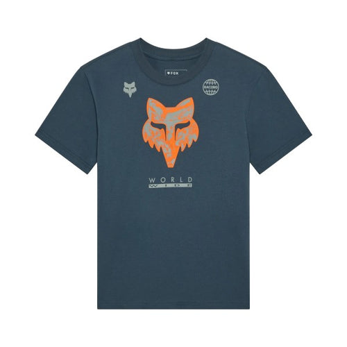 T-shirt Image Print Femme/Fox/bleu, de face