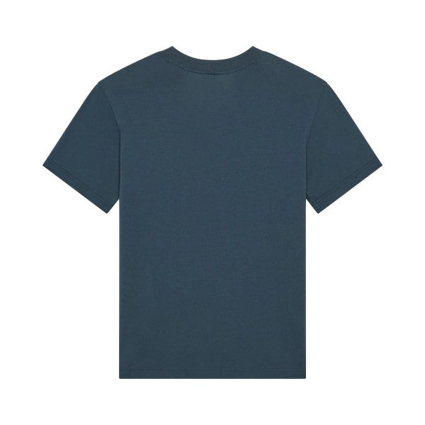 T-shirt Image Print Femme/Fox/bleu, de dos