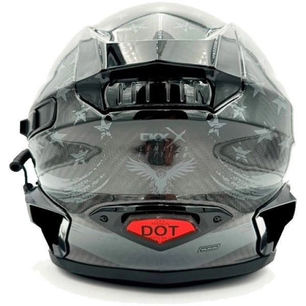 Lumière de Sécurité pour Casque Mission Fini Lustré arrière éteinte