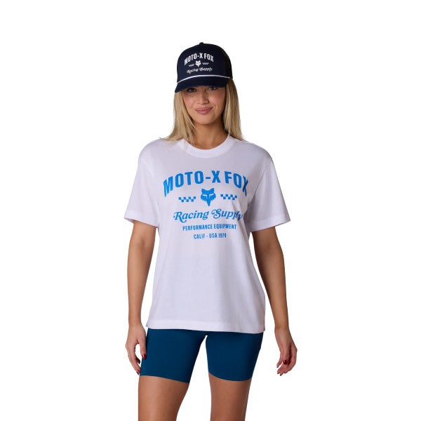 T-shirt Supply Femme/Fox/Blanc, de face