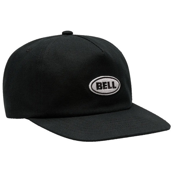 Casquette Bell Noir Mat de face
