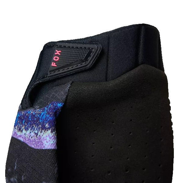 Gants de Motocross Flexair Vision Edition Limitée Noir/Rose/Bleu, Poignée