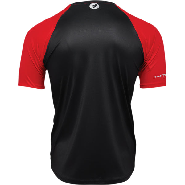 Chandail de Vélo Intense Chex Thor Rouge/Noir, de dos