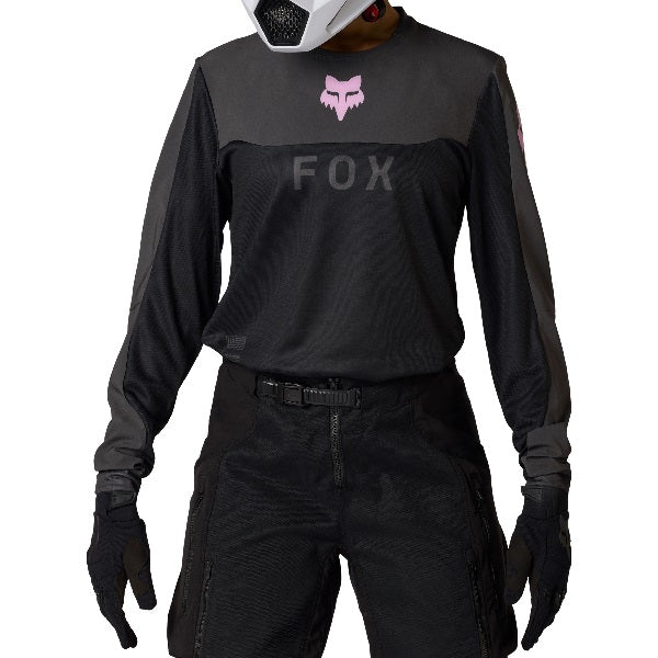 Chandail de Motocross Ranger Off-Road Femme Noir/Gris de face