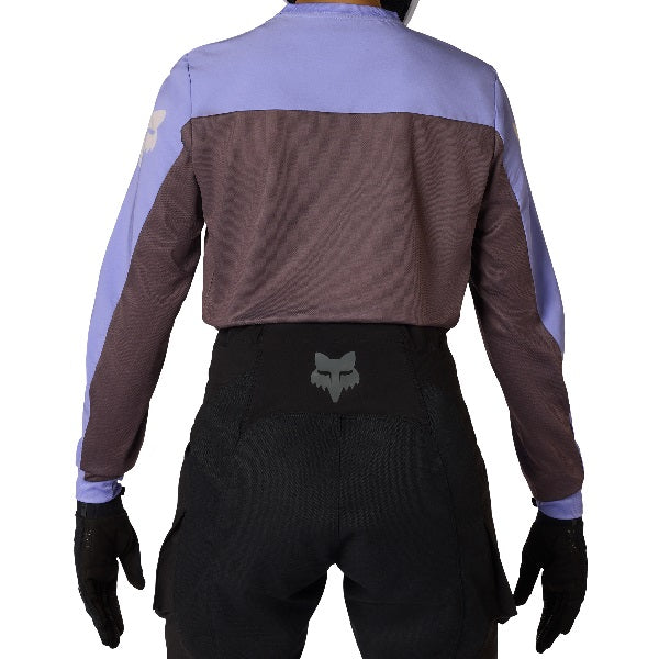 Chandail de Motocross Ranger Off-Road Femme Gris/Mauve de dos