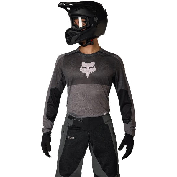 Chandail de Motocross Ranger Air Off Road Noir/Gris essayage de face