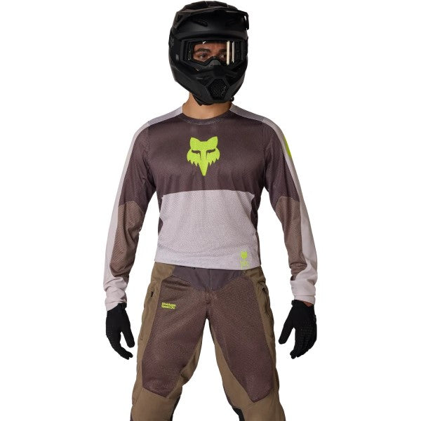 Chandail de Motocross Ranger Air Off Road Mauve Foncé essayage de face