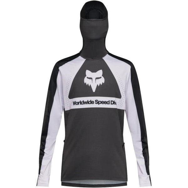 Chandail de Motocross Ranger Drive Gris/Blanc de face