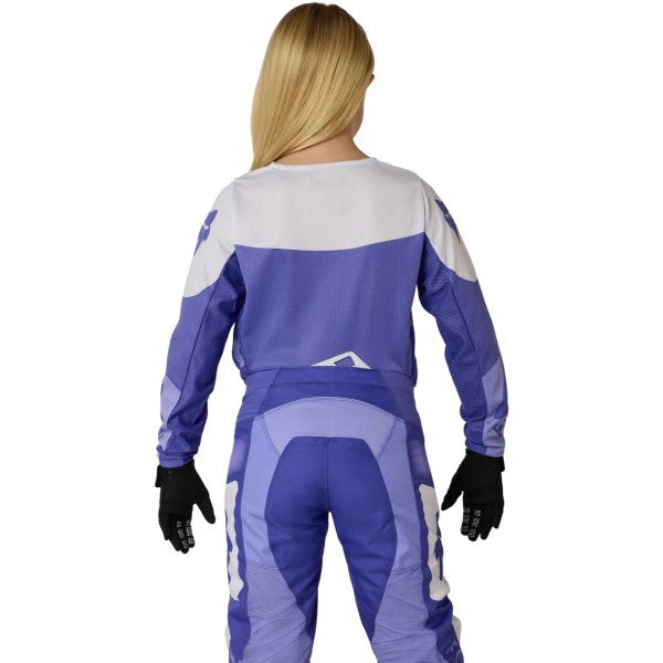 Chandail de Motocross 180 Noble Junior Mauve Foncé essayage de dos