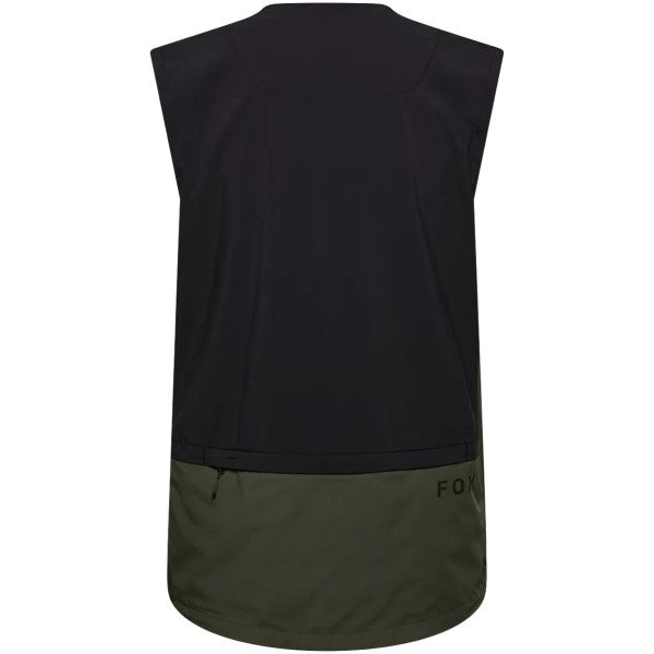 Manteau Enduro Ranger Off-Road Coupe-Vent Fox vert/noir de dos